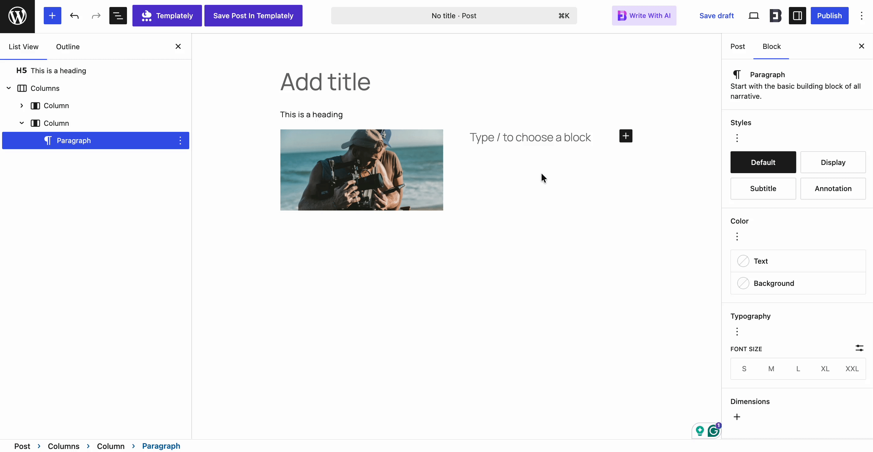 Content Scannability: Why Your Gutenberg Pages Feel Hard to Read 5 Columns Block