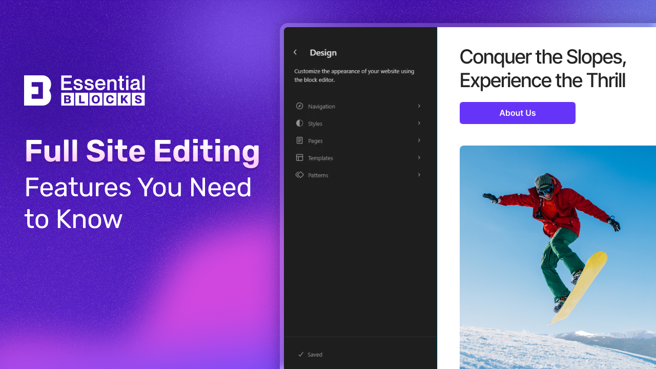 How to Speed Up Your WordPress Website (For Block Editor Users) 3 Full Site Editing