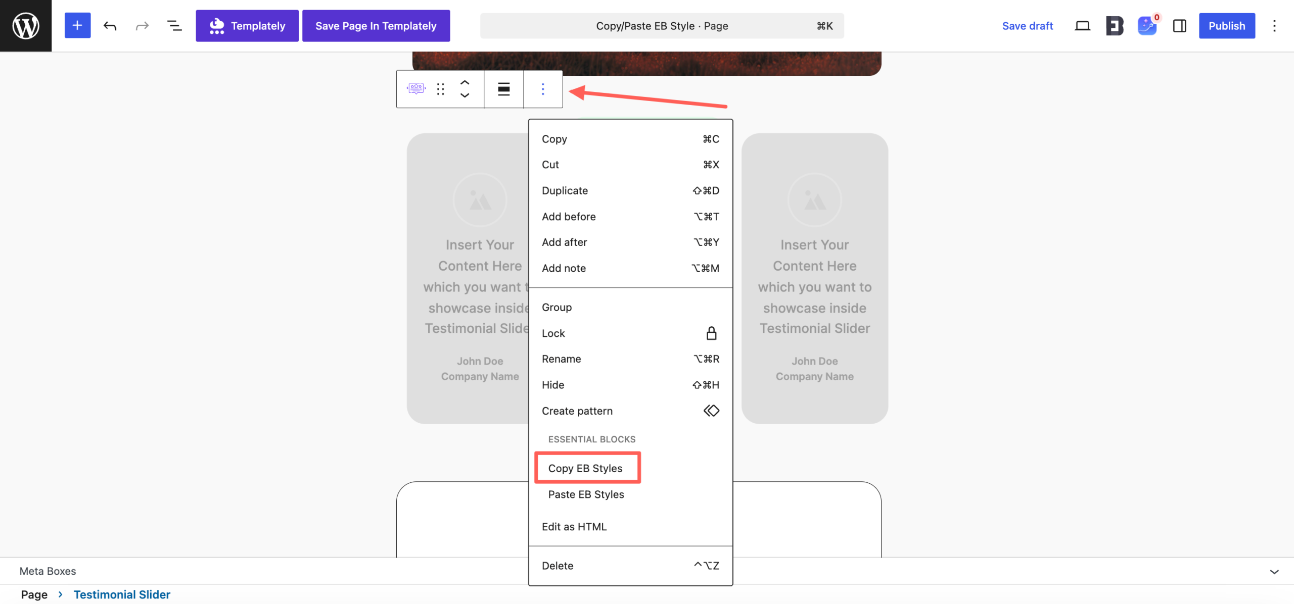 How to Copy Paste Design Styles in Gutenberg? 2 How to Copy Paste Design Styles in Gutenberg?