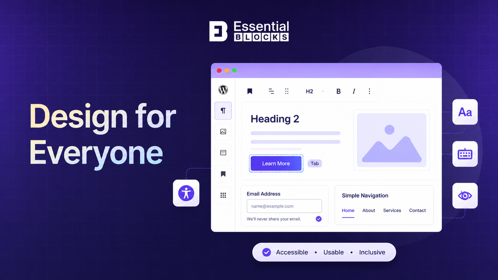 Accessibility-First Gutenberg Design: Build Buttons, Menus, Forms & Sections 2 What Accessibility-First Gutenberg Design Actually Means