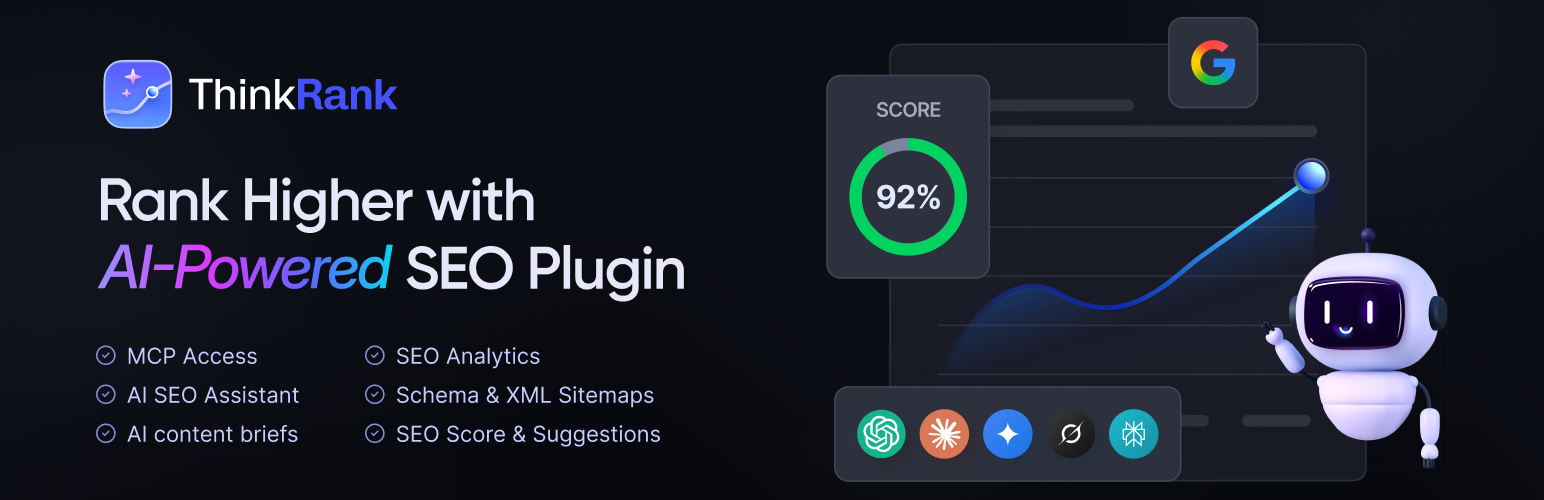 ThinkRank: The AI-Powered SEO Plugin Built for Gutenberg Block Editor