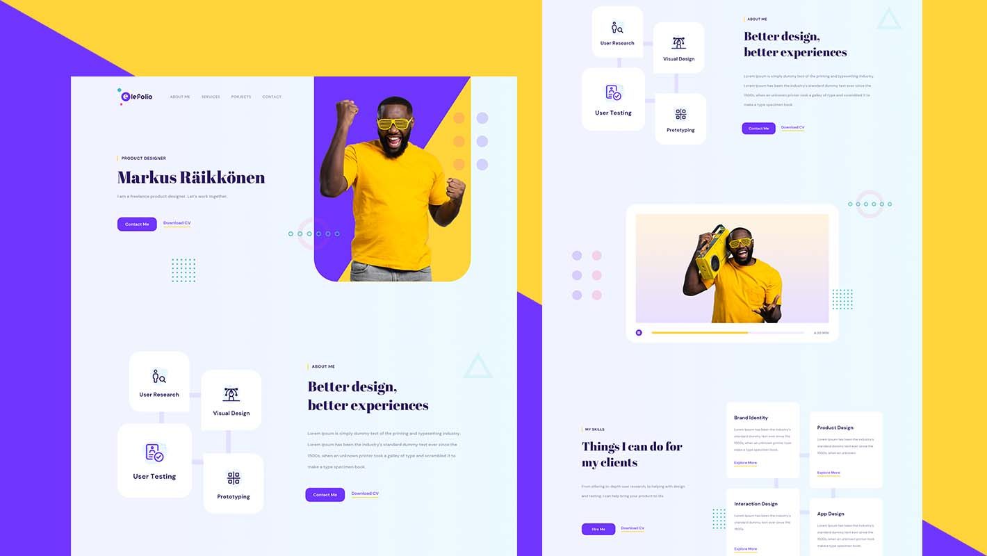 Create Personal Portfolio Website With Gutenberg Templates 
