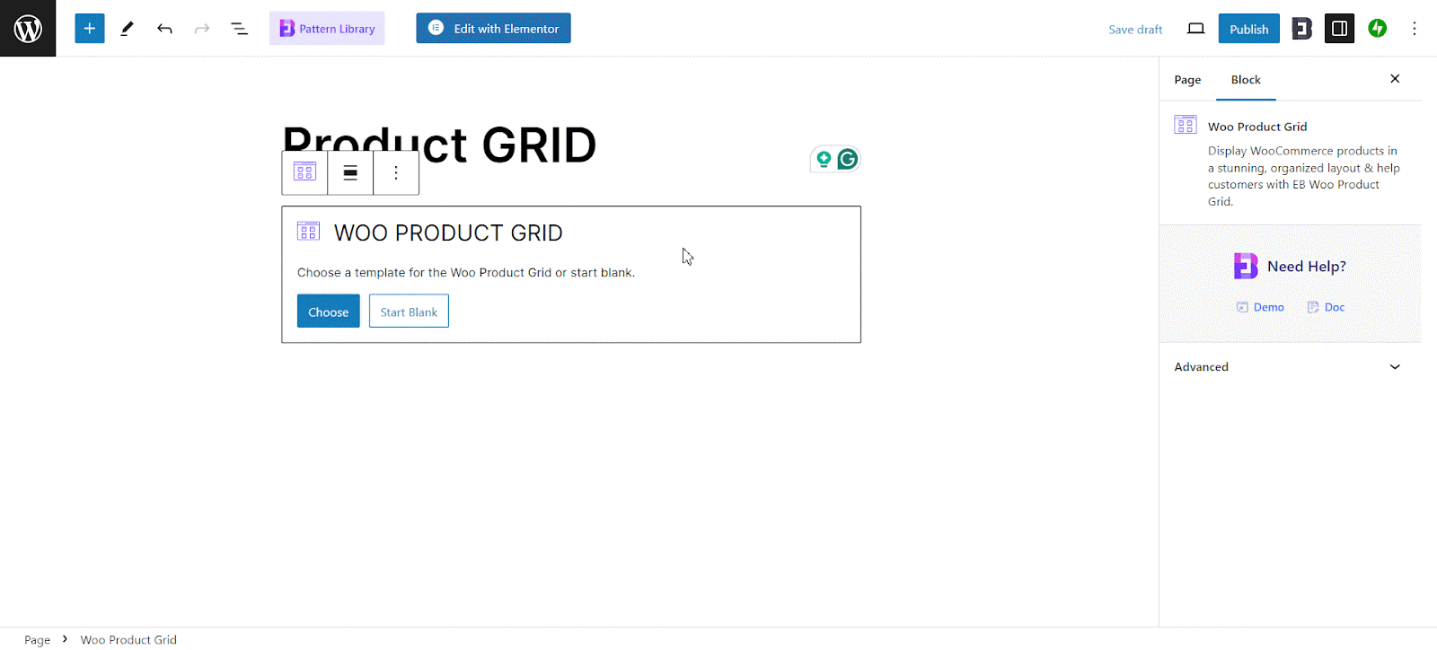 EB Woo Product Grid