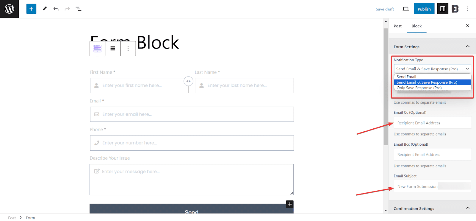 EB Form Block 4 Form Block